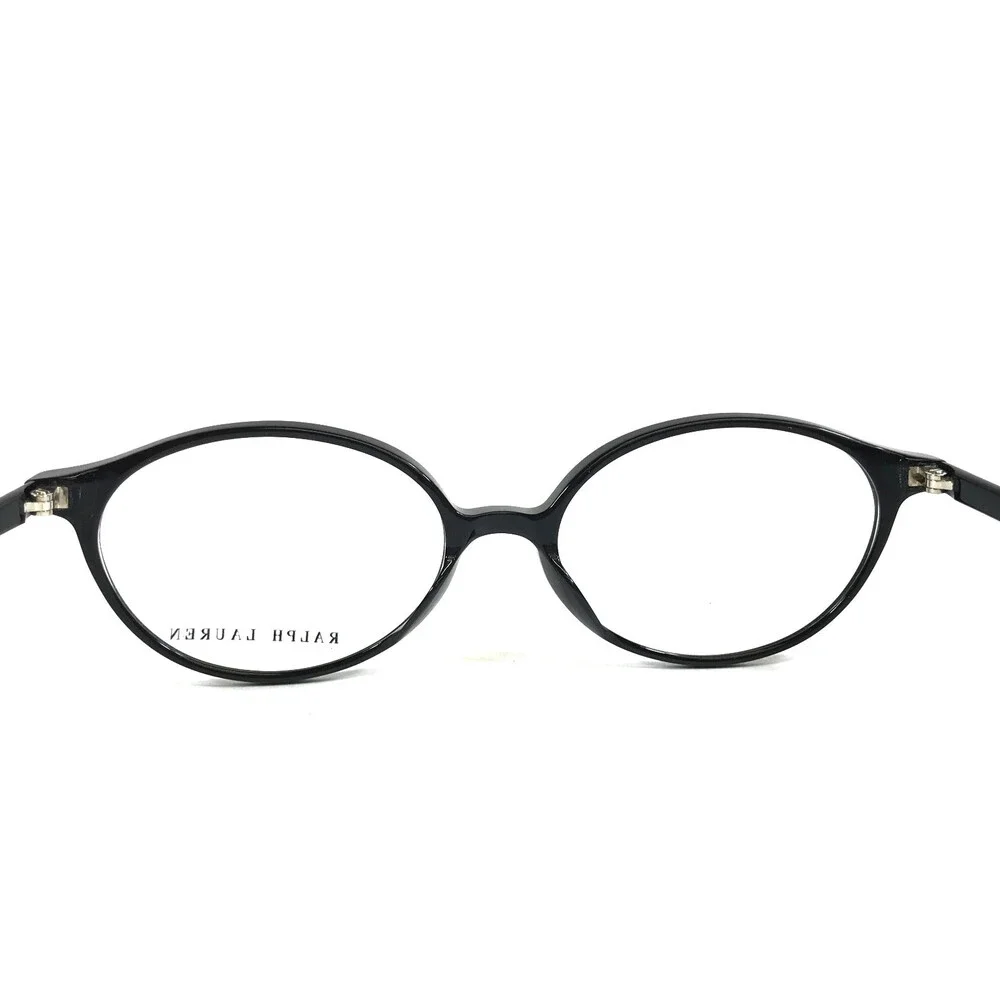 Vintage Ralph Lauren Eyeglasses Frames RL1405 807 Shiny Black Round 48-15-135